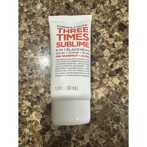 Formula‎ 10.0.6 Three Times Sublime 3-in-1 Blackhead Treatment, Wash+Scrub+Mask